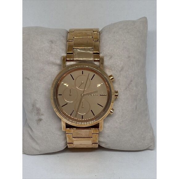 DKNY NY-8862 Women\'s Rose Gold Stainless Steel Analog Dial Quartz Watch MP678 main image 5